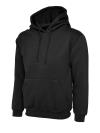 UC501 Premium Hooded Sweatshirt Black colour image